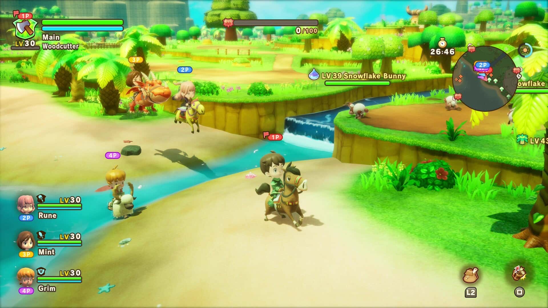 幻想生活ｉ 转圈圈的龙和偷取时间的少女 FANTASY LIFE i The Girl Who Steals Time 中文版游戏封面